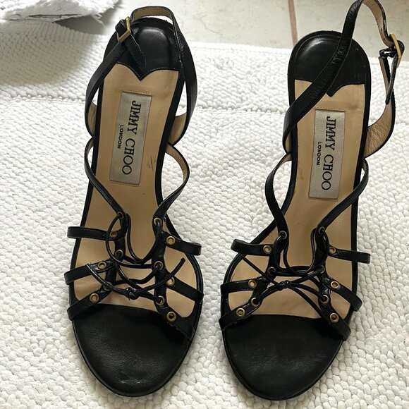 New Black Jimmy Choo sandals